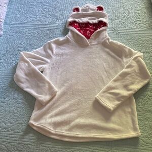 Polar Bear Fleece with Lined Hood